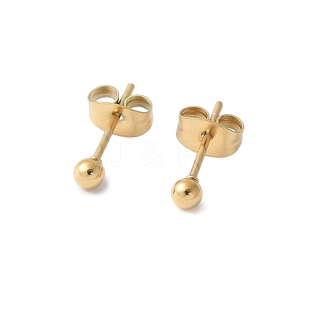 304 Stainless Steel Stud Earrings for Women X-EJEW-E603-06B-G-1