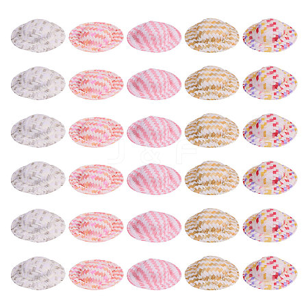 30Pcs 5 Colors Mini Straw Hat for Doll Decorative Accessories DIY-BC0014-20-1