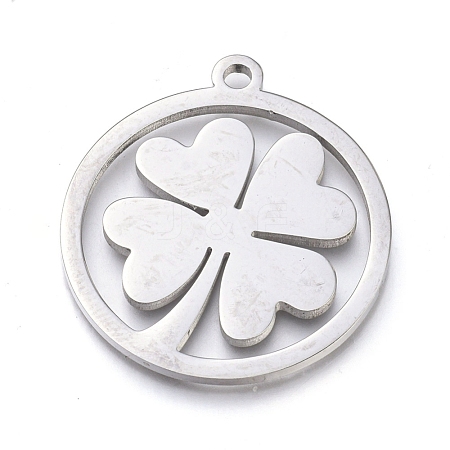 Non-Tarnish 304 Stainless Steel Pendants STAS-L245-018P-1