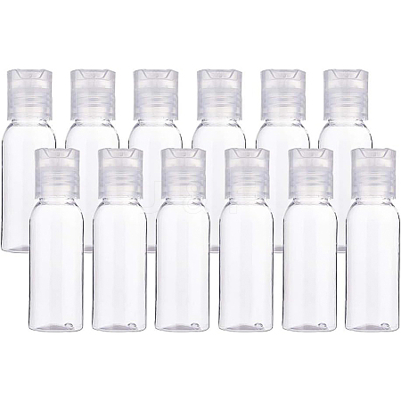 30ml Transparent PET Refillable Plastic Disc Top Cap Bottles MRMJ-WH0037-05A-1