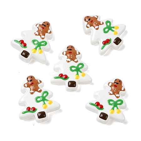 Christmas Theme Handmade Lampwork Beads LAMP-I027-07Z-1