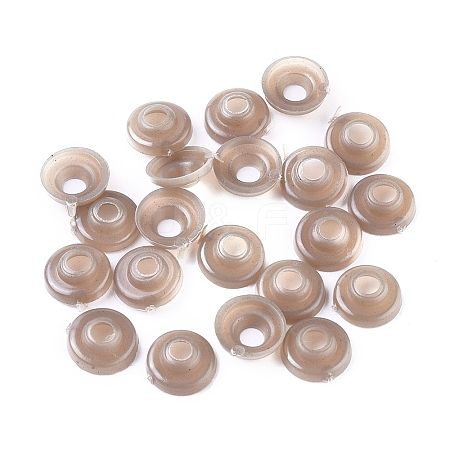 Craft Plastic Doll Eyes Buttoned Back DIY-TAC0005-05-14mm-1