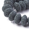 Natural Lava Rock Beads Strands G-F671-01B-19-3