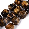 Natural Tiger Eye Beads Strands G-N362-07A-03-2