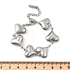 304 Stainless Steel Link Bracelets for Women LS-BJEW-Q041-01D-P-3