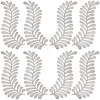 Computerized Embroidery Cloth Iron on/Sew on Patches PATC-WH20005-02B-1