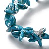 Synthetic Turquoise Dyed Beads Strands G-P507-04O-2