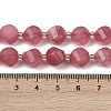Dyed Natural Jade Beads Strands G-U023-A20-01G-5