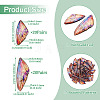 Transparent Resin Wing Pendants Set RESI-TAC0021-01D-10