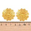 Brass Filigree Cabochons KK-CBACEE9-02A-G-3