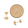 Brass Stud Earring Sets for Women EJEW-F352-01G-03-3