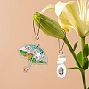 6Pcs DIY Diamond Painting Umbrella Keychain Kits PW-WG11789-01-4