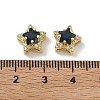 Brass Micro Pave Cubic Zirconia Slide Charms KK-D226-02G-4