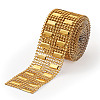 8 Rows Plastic Diamond Mesh Wrap Roll Rhinestone Crystal Ribbon Cake Wedding Decoration DIY-TAC0005-16-11