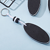 10Pcs Iron Plastic Keychains KEYC-GF0001-27A-7
