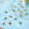 16Pcs Alloy Rhinestone Connector Charms ALRI-TA0001-40-4