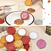CRASPIRE 25Pcs Adhesive Wax Seal Stickers DIY-CP0009-11B-12-5