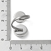 304 Stainless Steel Open Cuff Ring Findings STAS-E124-05I-P-4