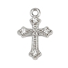 Brass Micro Pave Clear Cubic Zirconia Pendants LS-KK-L238-13P-1