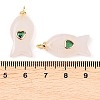 Natural Rose Quartz Pendants G-Z134-06G-04-3