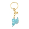 2Pcs Alloy Enamel Charm Keychains KEYC-JKC01090-4