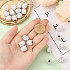 20Pcs Handmade Polymer Clay Rhinestone European Beads CPDL-YW0001-03-5