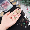 ARRICRAFT® DIY Glass Cherry Earring Making Kits DIY-AR0003-02-3