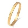 304 Stainless Steel Hinged Bangles for Women BJEW-B161-10G-4