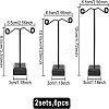 Acrylic Earring Display Stand Sets EDIS-WH0005-12-2