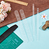 4Pcs Acrylic Belt Templates AJEW-WH0270-488A-5