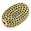 Rack Plating Brass Micro Pave Cubic Zirconia Charms KK-G513-74A-03G-2