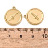 304 Stainless Steel Pendants STAS-P432-01B-G-3