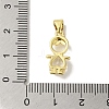 Rack Plating Brass Glass Pendants LS-KK-P272-18B-G01-3