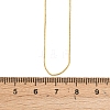 0.8MM Brass Box Chain Adjustable Slider Necklaces KK-H533-09B-G-5