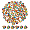 60Pcs Light Gold Tone Alloy Enamel Beads ENAM-PH0003-26A-1