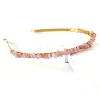 Natural Pink Opal Hair Bands PW-WGC1C33-33-1