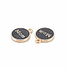 Mother's Day Alloy Enamel Charms X-ENAM-T016-11B-RS-3