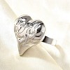 304 Stainless Steel Adjustable Finger Ring RJEW-H244-03P-3