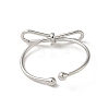 Brass Cuff Rings for Women RJEW-D026-04P-3