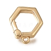 Brass Spring Gate Rings KK-CBAEAF3-862G-1