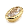 Brass Pave Cubic Zirconia Cabochons CU-CBA30E8-04G-05-2