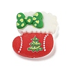 Christmas Opaque Resin Decoden Cabochons RESI-U006-03C-1