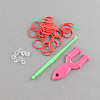 DIY Rubber Loom Bands Refills with Accessories DIY-R011-01-2