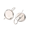 Brass Earring Hooks KK-H298-03P-2