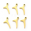 PVD Vacuum Plating 304 Stainless Steel Charms LS-STAS-N092-28G-1
