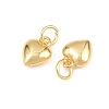 Valentine's Day Brass Charms KK-H292-57C-G-2