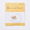 Long-Lasting Plated Brass Micro Pave Cubic Zirconia Ice Pick Pinch Bails X-ZIRC-F069-04B-G-3