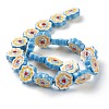 Handmade Porcelain Flower Beads PORC-J008-04A-3