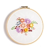 Flower Pattern DIY Embroidery Starter Kits PW-WG24509-07-1