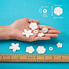 Natural Freshwater Shell Pendants SSHEL-KS0001-01-5